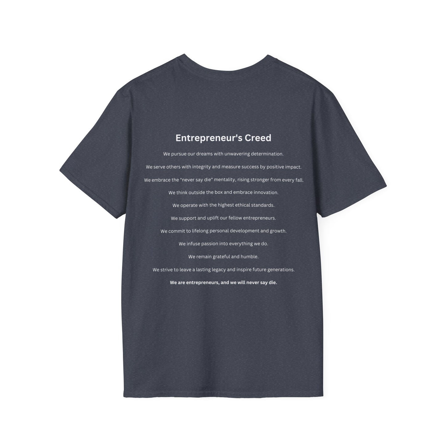 Dreamstarters T-shirt (with Entrepreneur's Creed)